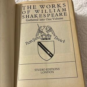 The Works of William Shakespeare Book